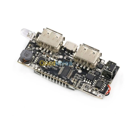 Arduino - Chargeur de batterie USB 5V 1A 2.1A (noir) / USB 5V 2,4 A (vert)