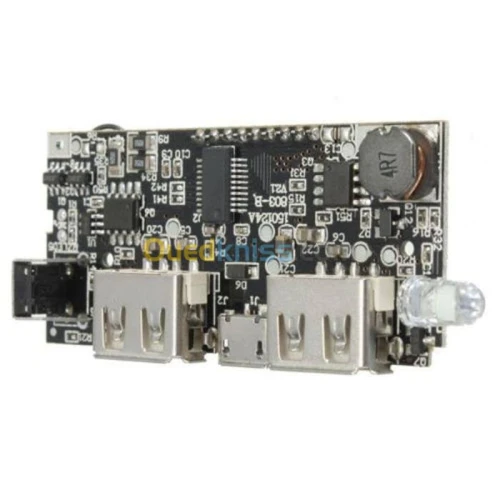 Arduino - Chargeur de batterie USB 5V 1A 2.1A (noir) / USB 5V 2,4 A (vert)