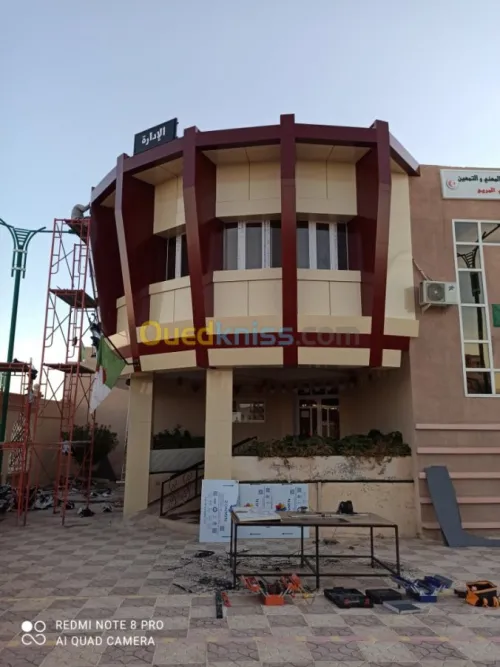 Façade alucobond Mûr rideau et panneau