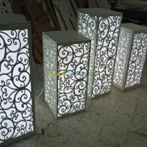 habillage, panneaux lumineuses 