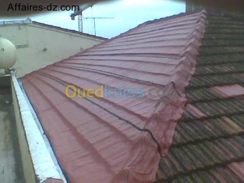 Étanchéité membrane granulé