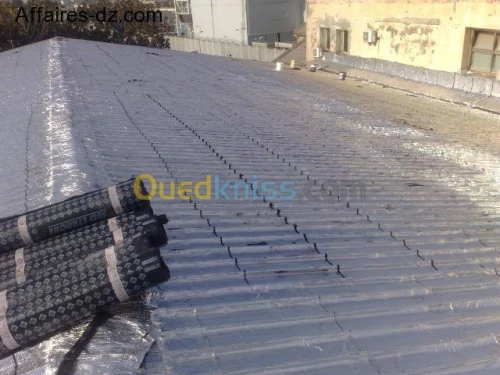 Étanchéité membrane granulé