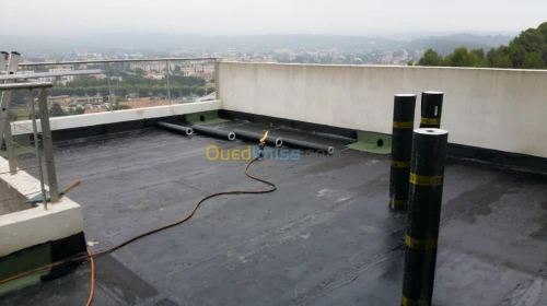 Étanchéité membrane granulé