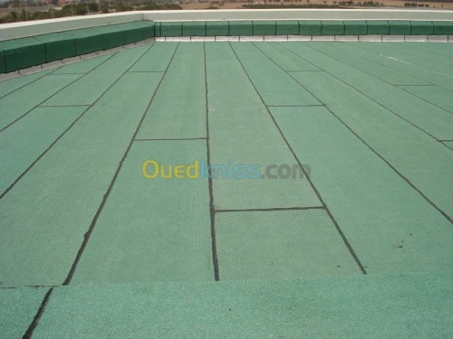 Étanchéité membrane granulé