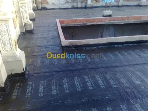 Étanchéité membrane granulé