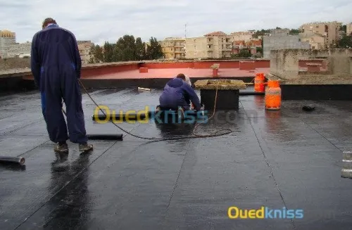 Étanchéité membrane granulé
