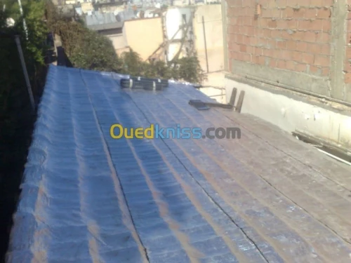 Étanchéité membrane granulé