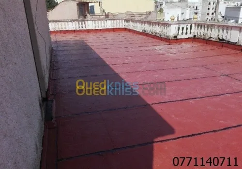 Étanchéité membrane granulé