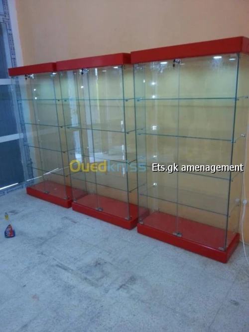 Vitrine d'exposition 