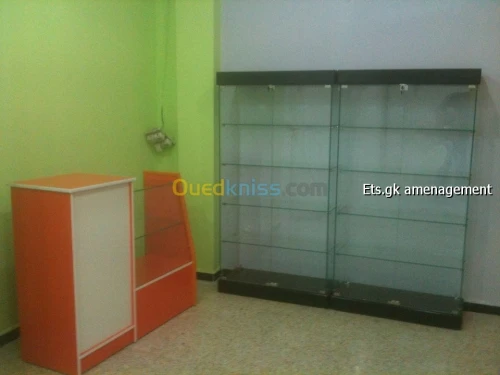 Vitrine d'exposition 