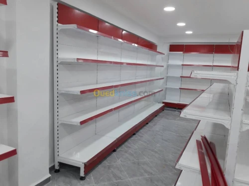 Aménagement supérette magasin entrepôt