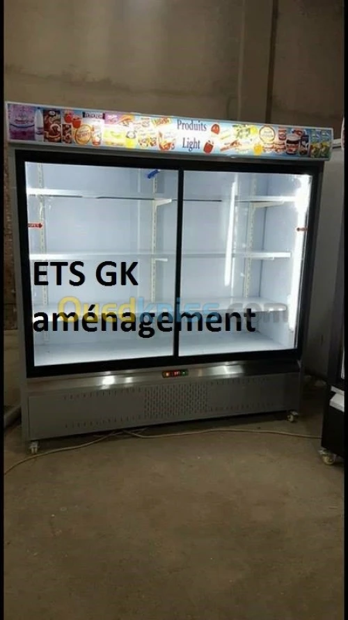 Aménagement supérette magasin entrepôt