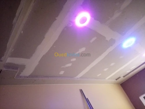 Placoplat et pvc et habillage murale