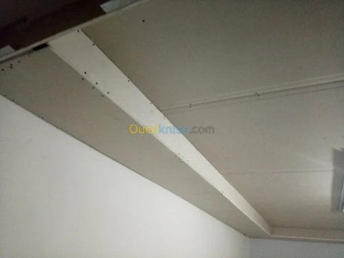 Placoplat et pvc et habillage murale