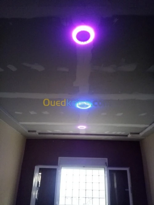 Placoplat et pvc et habillage murale