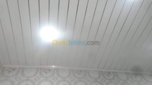 Placoplat et pvc et habillage murale