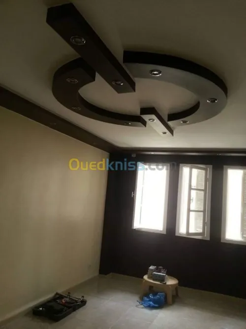 Placoplat et pvc et habillage murale