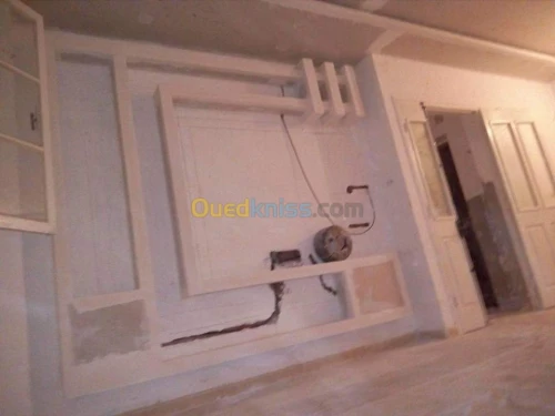 Placoplat et pvc et habillage murale