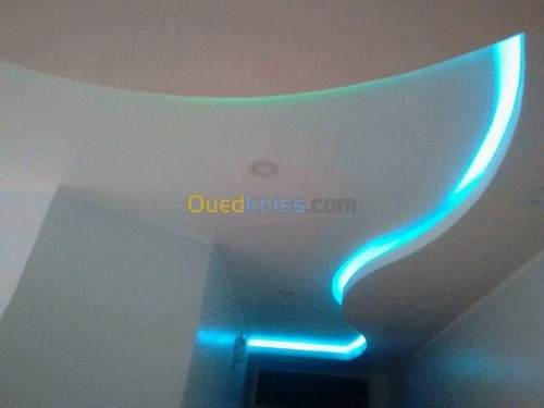 Placoplat et pvc et habillage murale