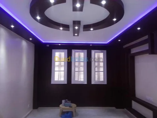 Placoplat et pvc et habillage murale