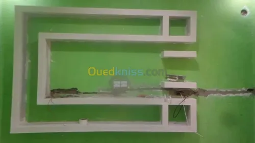 Placoplat et pvc et habillage murale