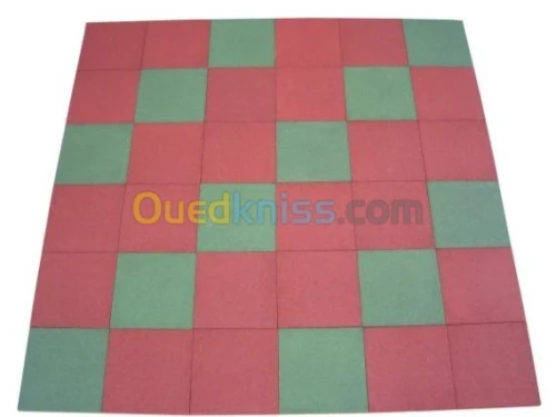 dalles amortissant pour airs de jeux 