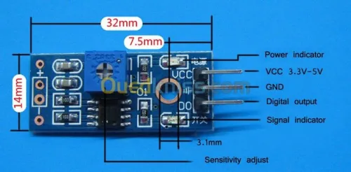Capteur de Vibration arduino
