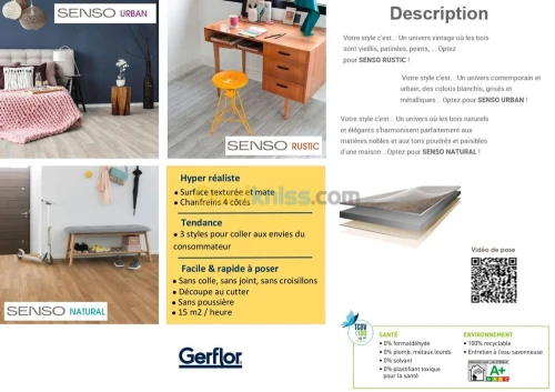 Parquet Stratifié Auto-Adhésif (PVC) 