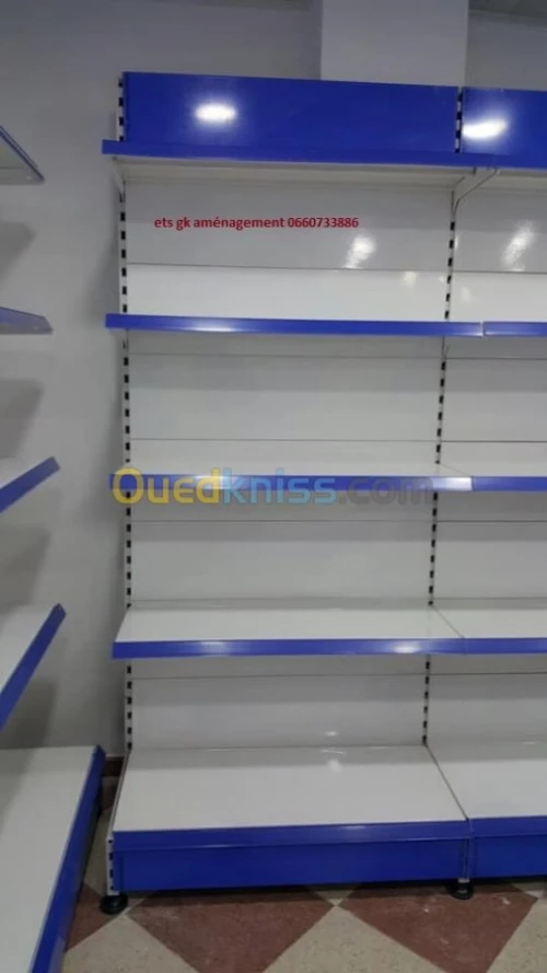 Rayonnage supérette 