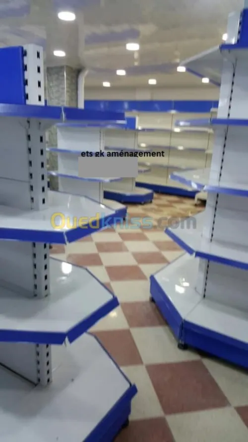 Rayonnage supérette 