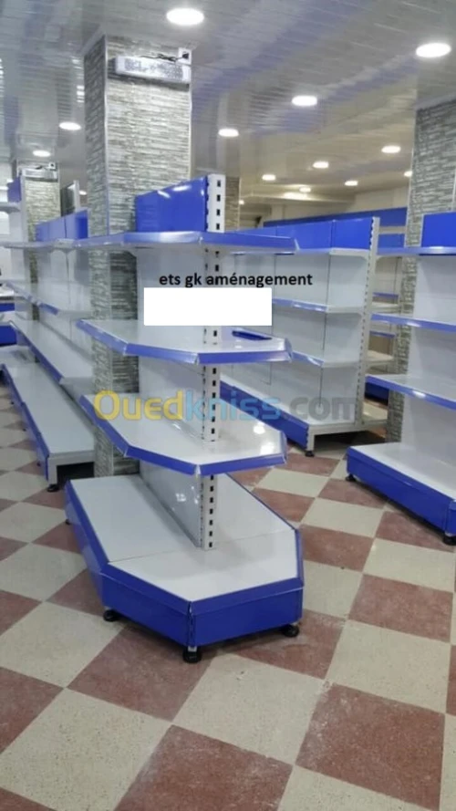 Rayonnage supérette 