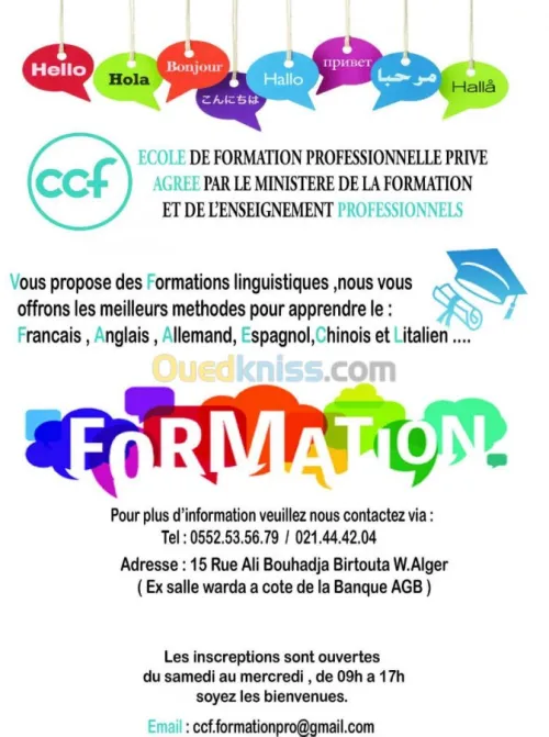 formations linguistiques pro 