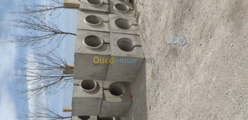 Caniveau en fonte en béton armé