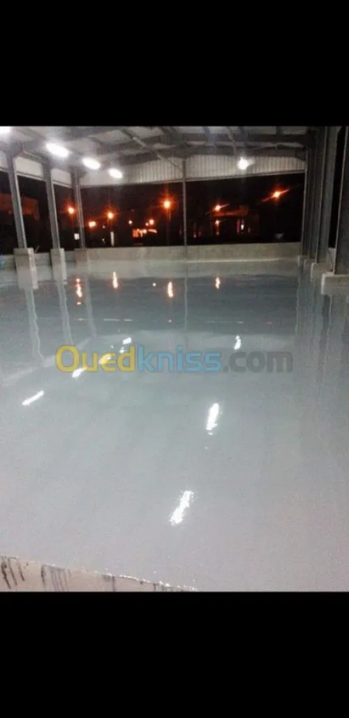 Traitment revêtement epoxy de sol 