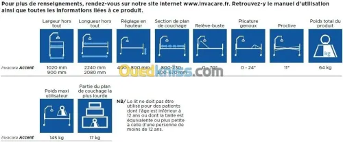 LIT ELECTRIQUE en bois