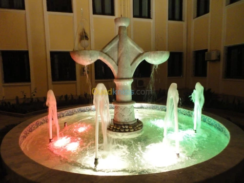 jet d éau et fontaine piscine