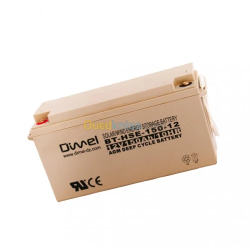 Batterie Solaire Etanche AGM (150 Ah)