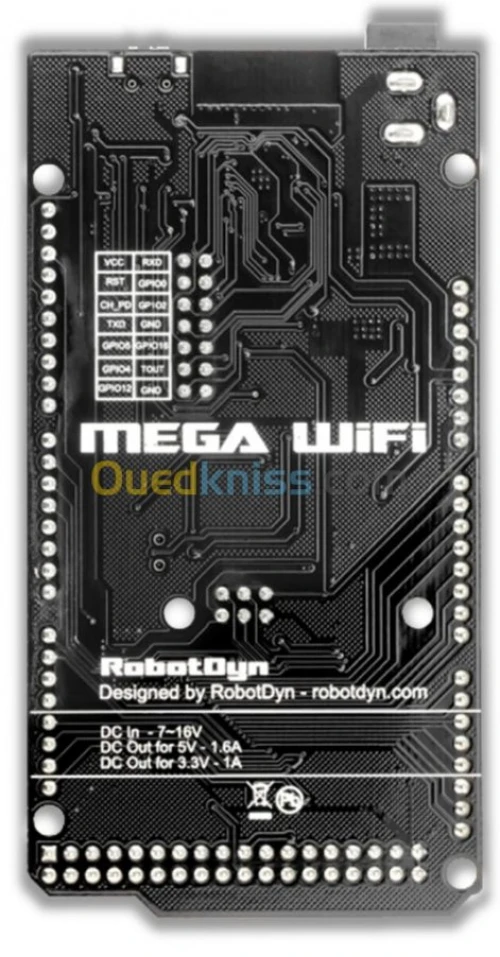 Arduino MEGA 2560 avec WiFi intégré