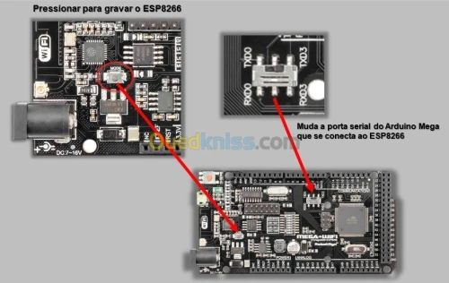 Arduino MEGA 2560 avec WiFi intégré