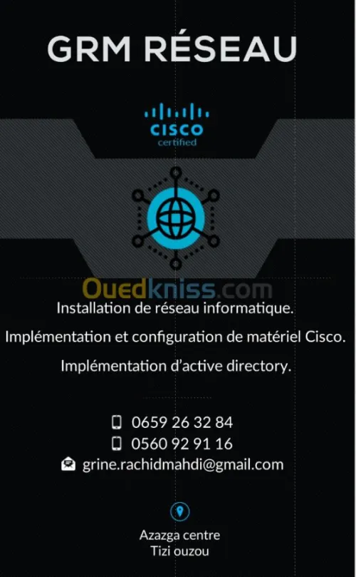 INSTALLATION  RESEAUX INFORMATIQUE 