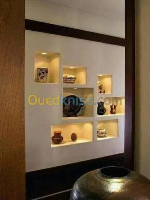 Placo platre et démontable 