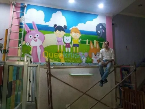 fresque murale