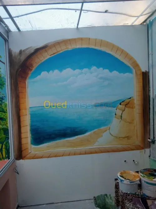 fresque murale
