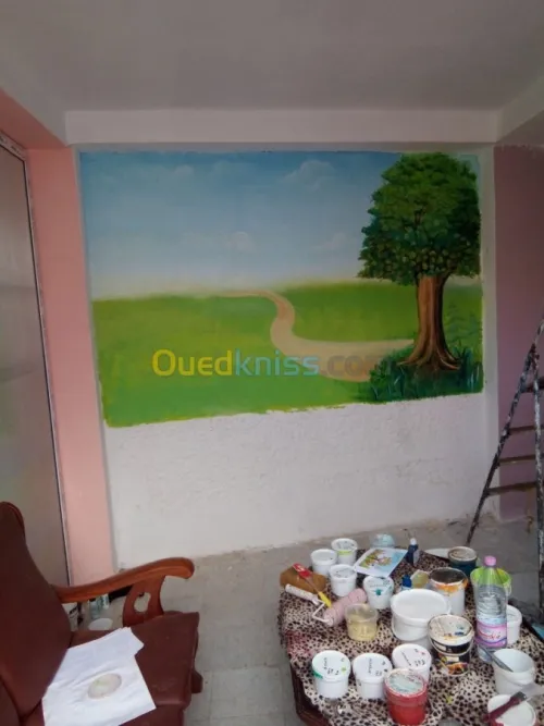 fresque murale