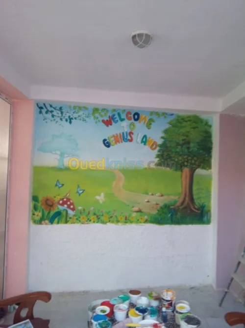 fresque murale