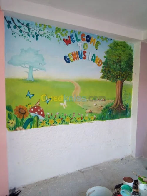 fresque murale
