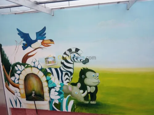fresque murale