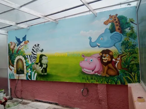 fresque murale