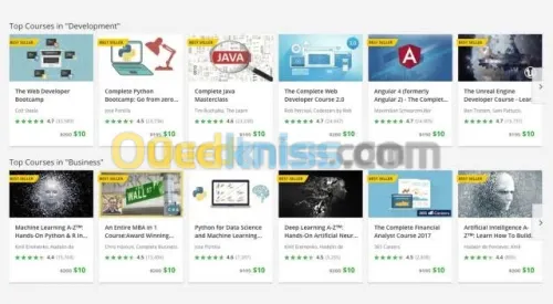 Comptes udemy