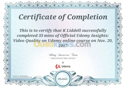 Comptes udemy